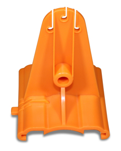 Tube adapter orange f/cylinder inner square MP395